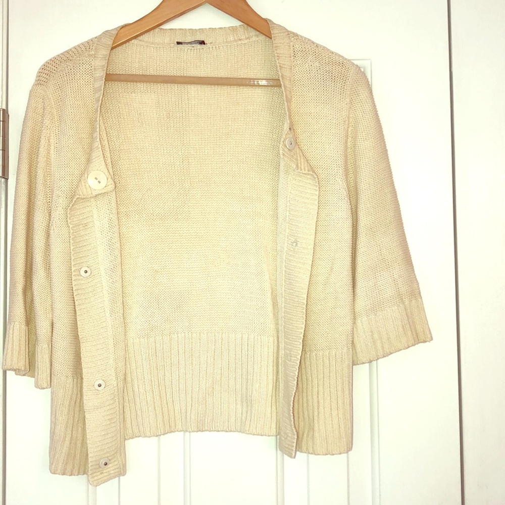 Beige Magashoni Cardigan